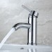 FixtureDisplays® Vanity Faucet Cold Hot Water Chrome Plated 15552